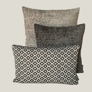 SJIEK Kussen Bruin Taupe set van 3