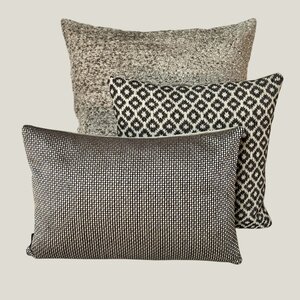 SJIEK Kussen Brons Taupe set van 3