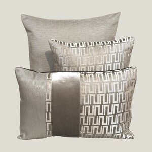 SJIEK Kussen Champagne Lux  Set van 3