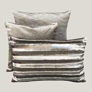 SJIEK Kussen Taupe Champagne Set van 3