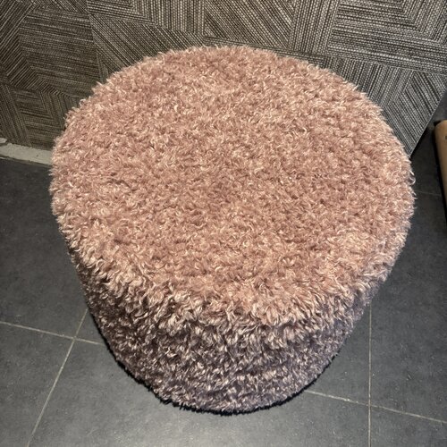 Hocker oud roze 50cm