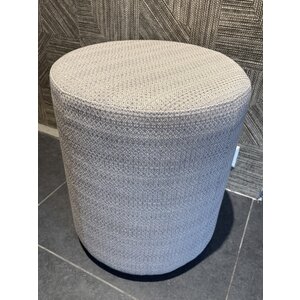 Hocker zand/beige print