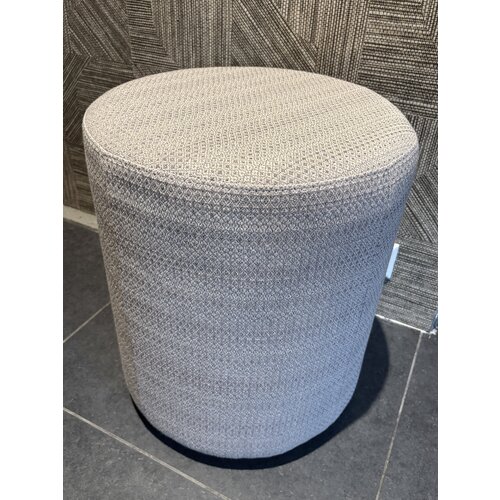 Hocker zand/beige print