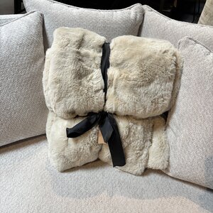 Bontplaid beige