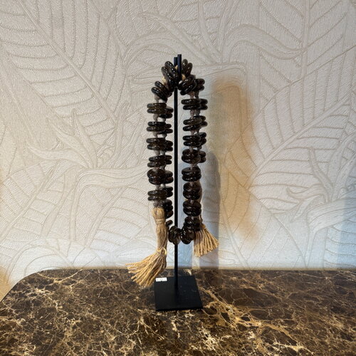 Ketting op voet grijs/groen