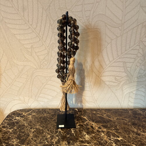 Ketting op voet grijs/groen