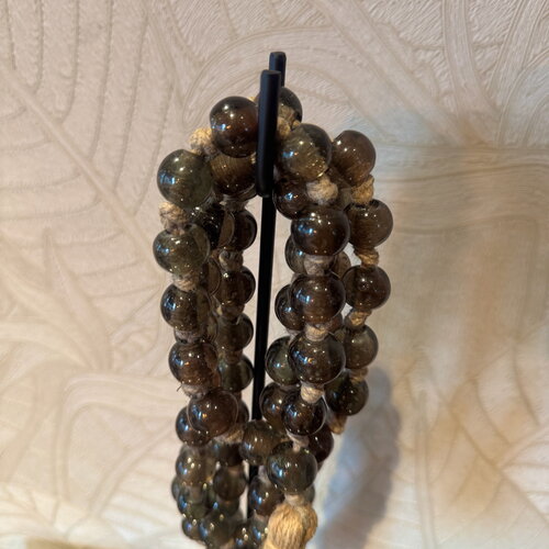 Ketting op voet grijs/groen