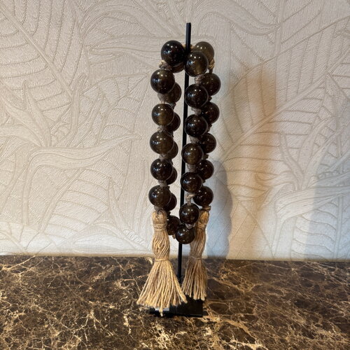 Ketting op voet grijs/groen