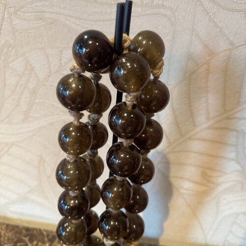 Ketting op voet grijs/groen