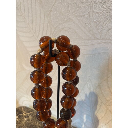 Ketting op voet warm oranje