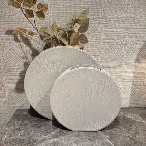 Vaas Leer Beige