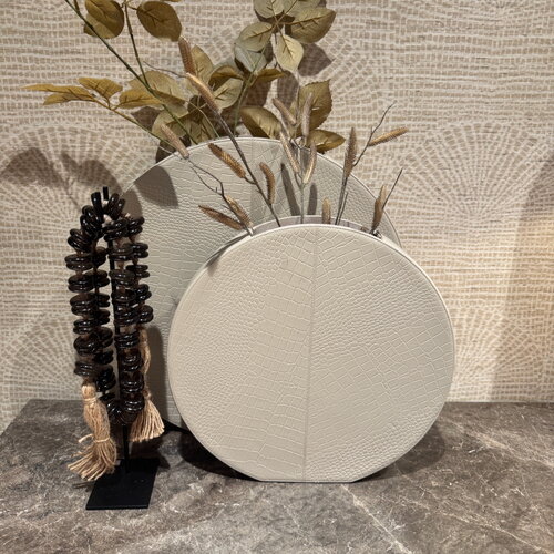 Vaas Leer Beige