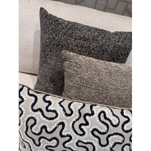 Kussens set van 3 Japandi Bruin