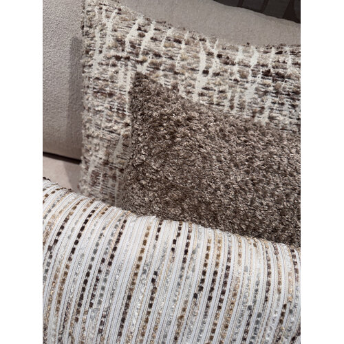SJIEK Kussens Japandi Bruin -Taupe set van 3 SJIEK Kussens Japandi Bruin -Taupe set van 3