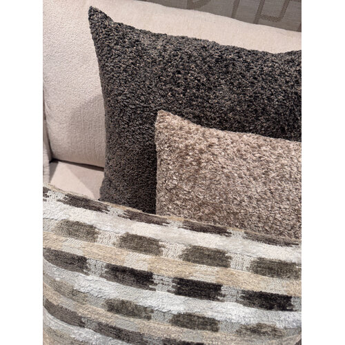 SJIEK Kussens Japandi Bruin -Taupe set van 3 SJIEK Kussens Japandi Bruin -Taupe set van 3