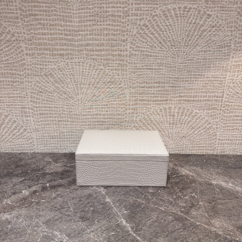 Lederen opbergboxen  rechthoek