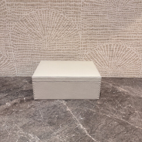 Lederen opbergboxen  rechthoek