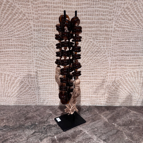 Ketting op voet  bruin