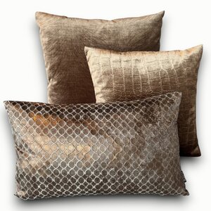 SJIEK Kussen Brons Set van 3