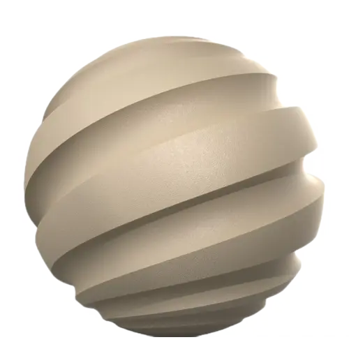 Hanglamp Riva Ovaal Beige 140cm