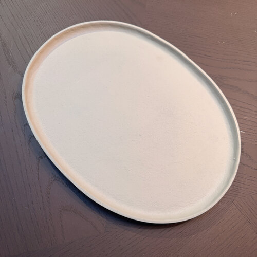 Dienblad Beige Ovaal