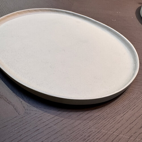 Dienblad Beige Ovaal