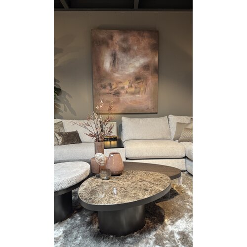 Wandschilderij Canvas Oud Roze