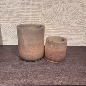 Waxinelichten Taupe