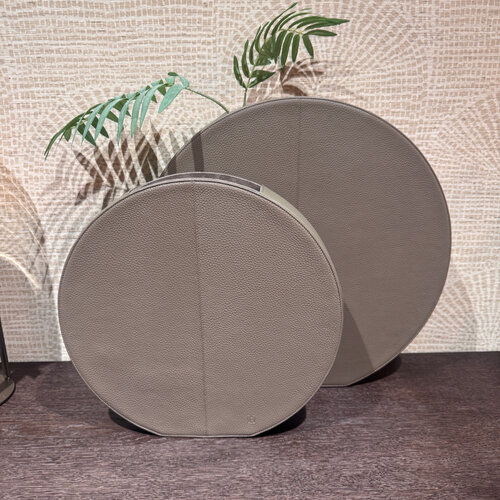 Vaas Beige Leer Taupe