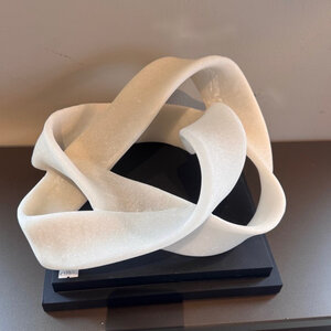 Ornament op plaat Off White