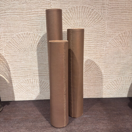 Vaas Brons Leer Cilinder