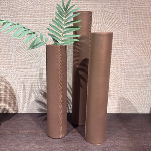 Vaas Brons Leer Cilinder