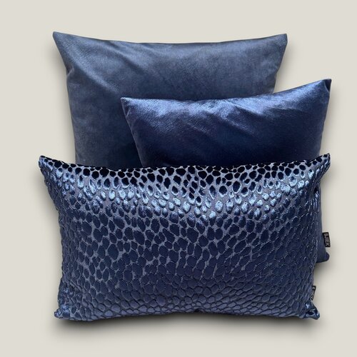 SJIEK Kussens Blauw Velours
