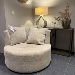 Fauteuil rond beige Fauteuil rond beige