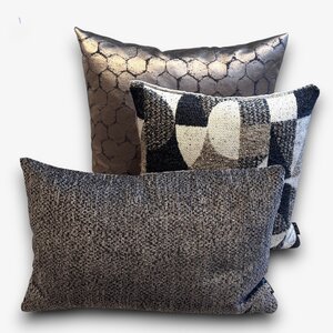 SJIEK Kussens  set van 3 Japandi Bruin