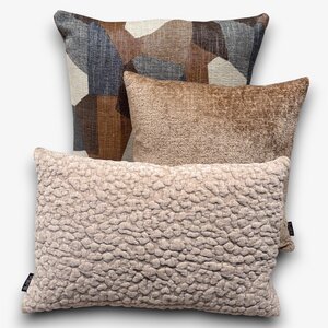SJIEK Kussens  set van 3 Japandi Warm Camel