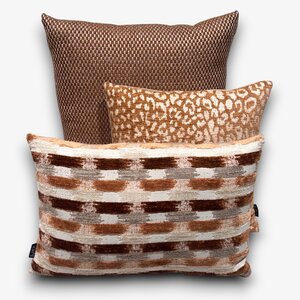 SJIEK Kussens set van 3 Warm Oranje