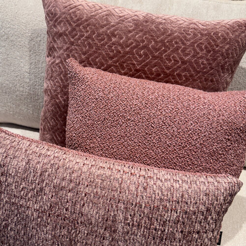 SJIEK Kussen Oud Roze set van 3 -