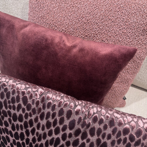SJIEK Kussen Burgundy set van 3