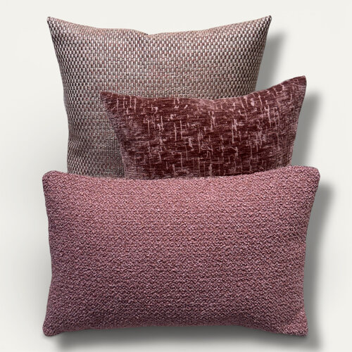 SJIEK Kussen Oud Roze set van 3