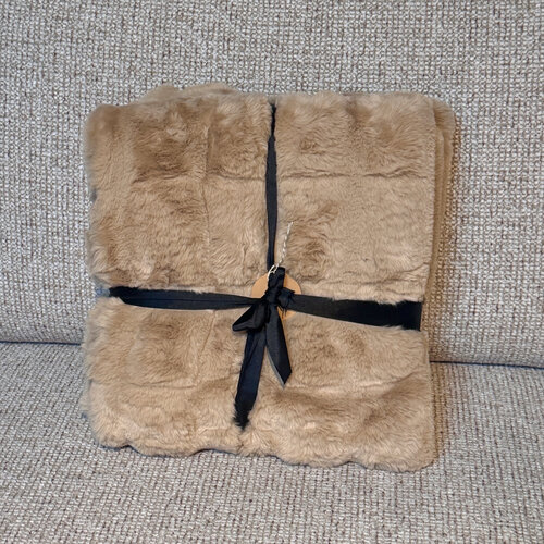 Bontplaid Warm Beige Patroon