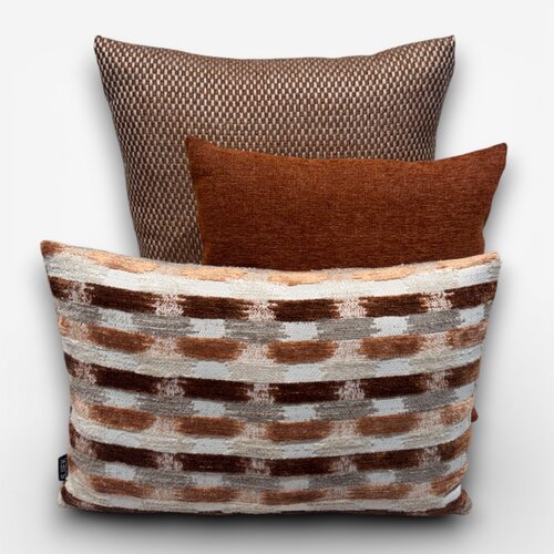 SJIEK Kussens  set van  3 Warm Oranje