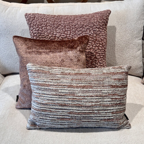 SJIEK Kussen Poeder Roze set van 3