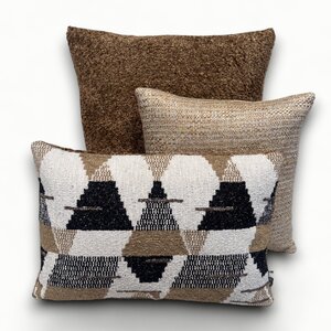 SJIEK Kussen Oker Geel set van 3