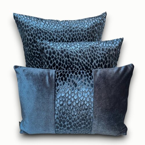 SJIEK Kussens Blauw Velours