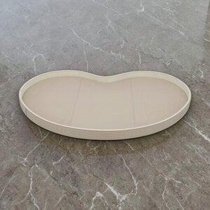 Kidney Dienblad Beige Leer Croco L