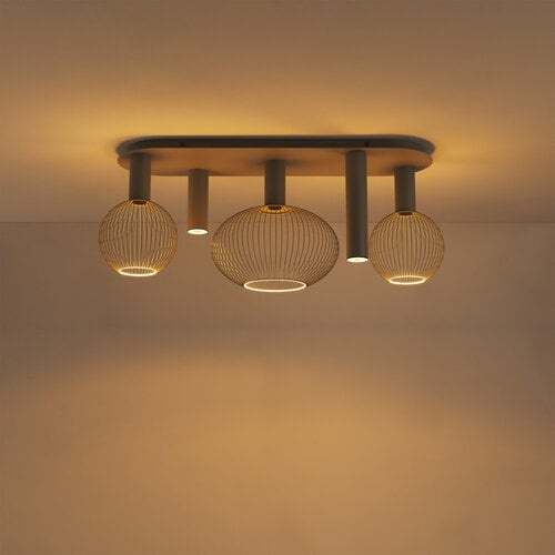 Plafondlamp Como  75cm - div. kleuren