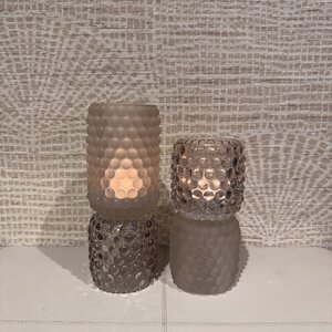 Waxinelichtje Bubble Beige