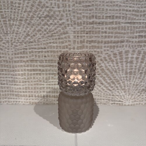 Waxinelichtje Bubble Beige