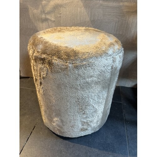 Hocker teddy champagne